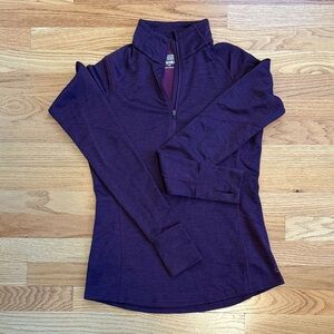 EMS Women's Purple Quarter-Zip Top